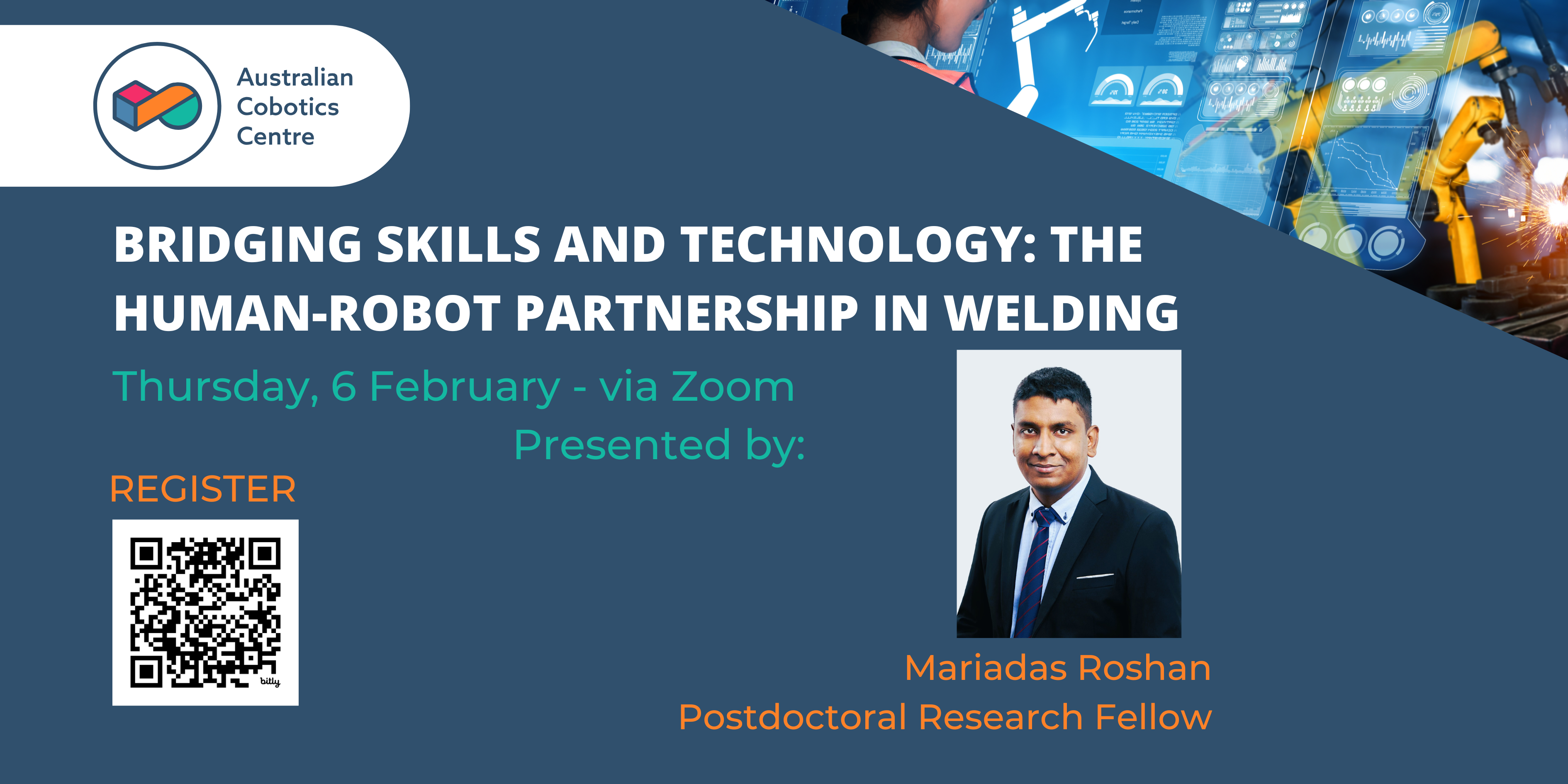 Seminar Series: Bridging Skills and Technology: The Human-Robot Partnership in Welding